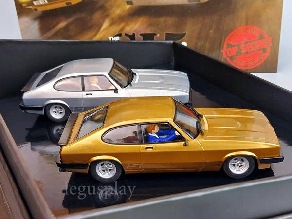 "Slot Car Superslot H4642 Ford Capri Mkiii \"The Professionals\" Capri Twin Pack"-image