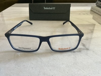 Timberland TB 1650 091 55' Matte Blue Plastic Eyeglasses