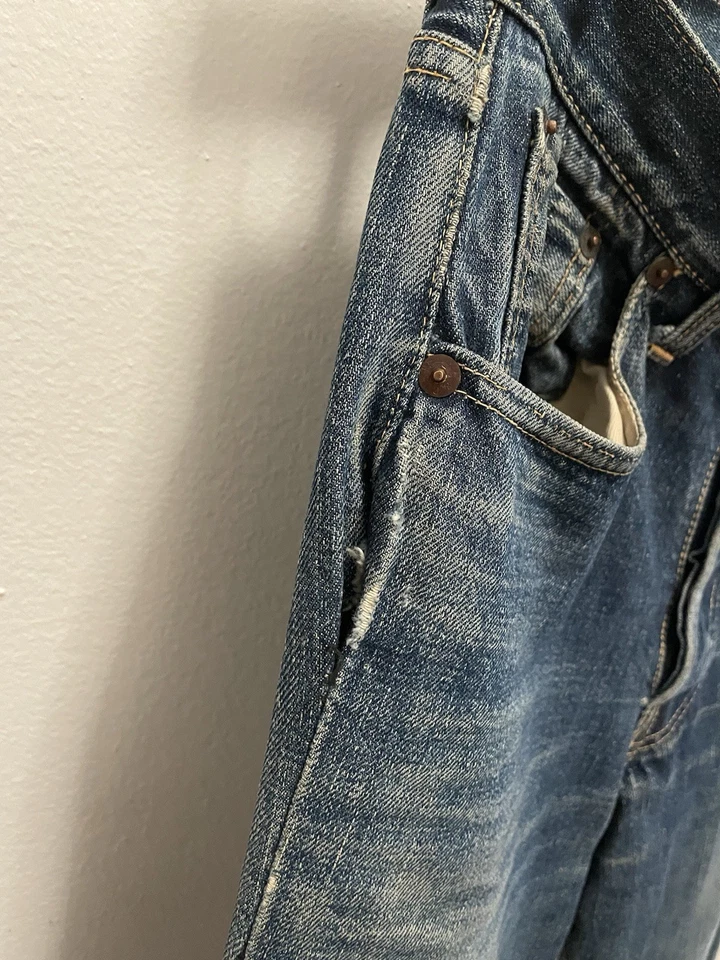 3 винтажные джинсы Levi/Wrangler 25/26 - Изображение 3 из 4