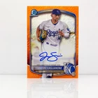 JAC CAGLIANONE - 2025 Bowman - Orange Shimmer Auto - Royals - 15/25