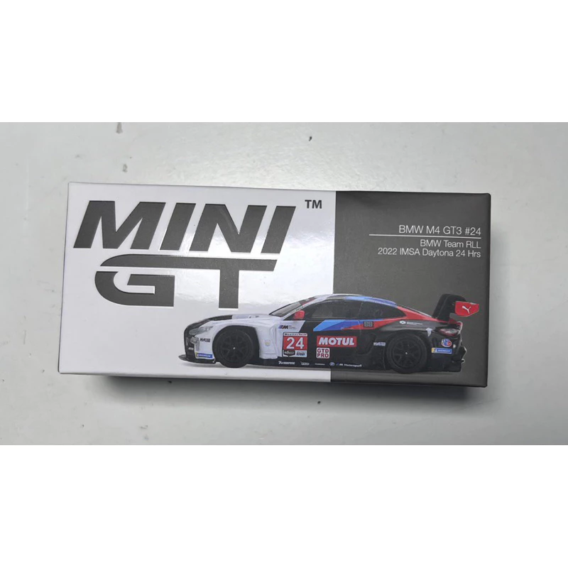 Mini GT #394 BMW M4 GT3 #24 BMW Team RLL 2022 IMSA Daytona 24 Hrs