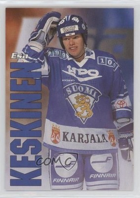 1998-99 Cardset Finland SM-Liiga Finish National Team Esa Keskinen #27 0b3