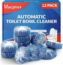 Vacplus Automatic Toilet Bowl Cleaner Tablets Bathroom Toilet Tank Cleaner NEW!.