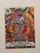 2025 Donruss Bomb Squad Carlos Beltran #13 Red Xplosion 72/99 New York Mets