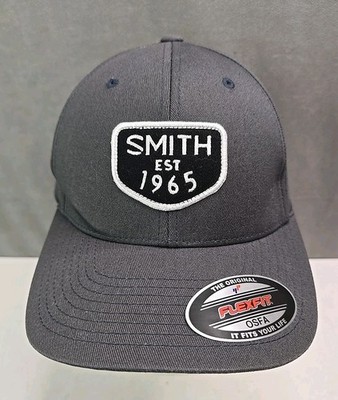 Smith Optics hat ski goggles gray snapback 1965 patch OSFA Flexfit cap