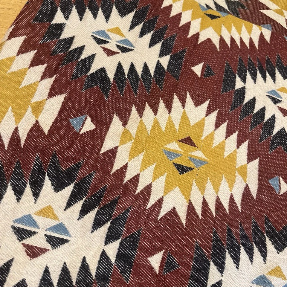 IKEA Pillow Cover Fransine Zipper Wool Blend 20x20 Southwest Multicolor Set Of 2 - Image 2 of 4