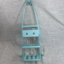 VTG MCM Bath Shower Caddy Soap Tray Fleur De ...