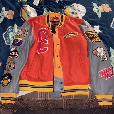 Bull Airs Chuck E. Cheese Letterman Jacket XL New With Tag!