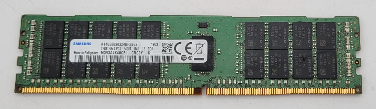 PC4-19200 (DDR4-2400) Bus Speed Server RAM 32 GB Capacity per