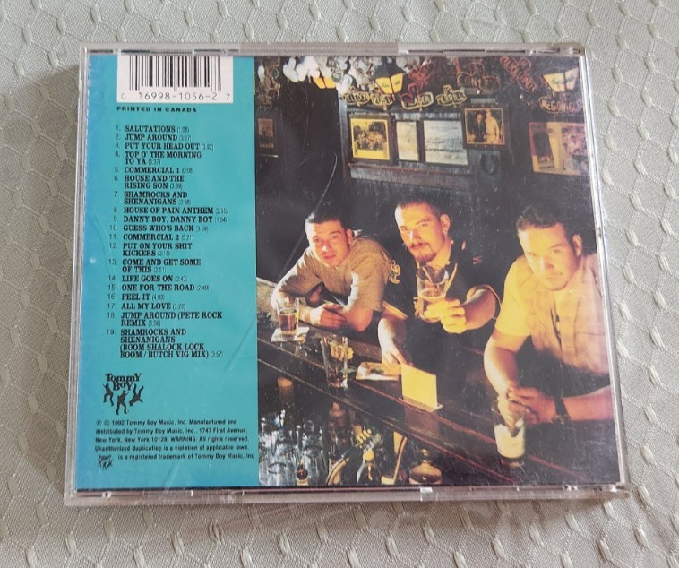 1992 HOUSE OF PAIN Fine Malt Lyrics Self Titled CD Explicit Tommy Boy Music