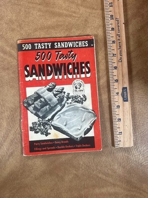 500 Tasty Sandwiches Cookbook Vintage Culinary Arts Institute Recipes 1941