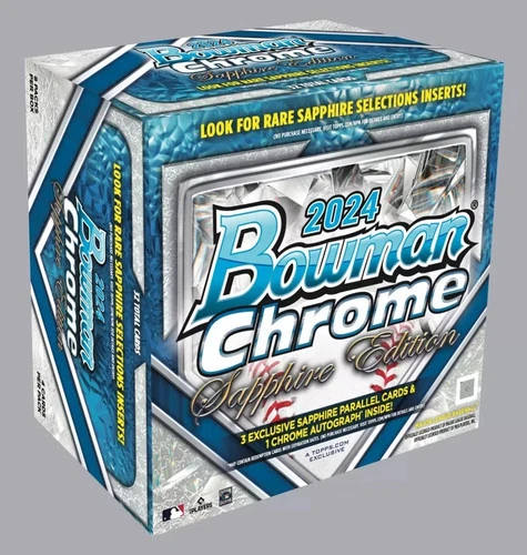 2024 Bowman Chrome Sapphire Edition Baseball Hobby Box