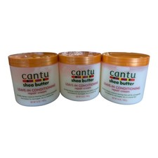 3X Cantu Leave In Conditioning Repair Cream Shea Butter 16 Oz Set Of Three New
