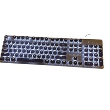 EWEADN TK100 Typewriter Keyboard Wired Mechanical Keyboard, 104 Keys Aestheti...