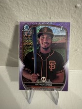Rayner Arias 2023 1st Bowman Chrome Purple Shimmer /250 #BCP-222 Giants