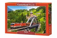 Puzzle 500 ElementóW. Train On The Bridge - Castorland