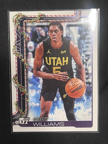 Cody Williams – 2025-26 Topps Holiday Basketball · Base Cards #H102 Cody Williams