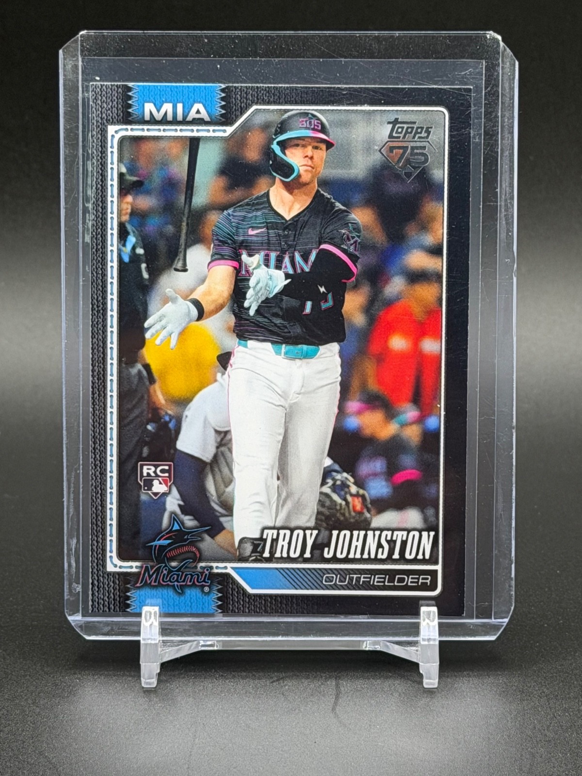 Troy Johnston 2026 Topps #317 Black Border /75 Price Guide 