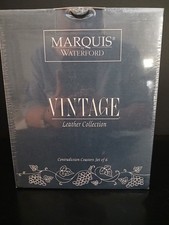 New & Sealed Marquis by Waterford "Contradiction Coasters" Set of 6