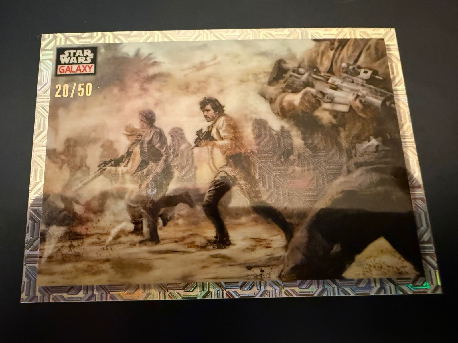 2023 Storming Rebels Topps Chrome Star Wars Galaxy Mojo Refractor /50 #95