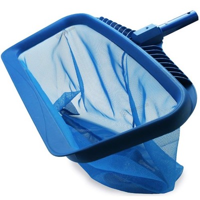 STARGOODS 20'' Pool Skimmer Net - Heavy-Capacity Deep Bag Leaf Rake for Blue