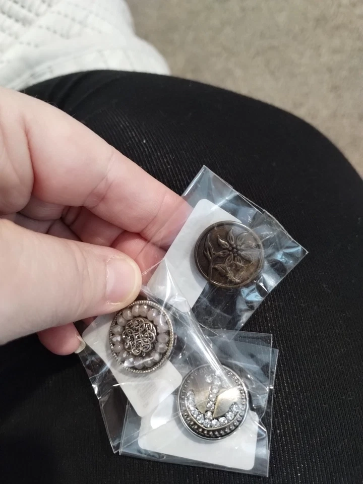 Pulsera y broches de presión de jengibre Foto 2 de 4