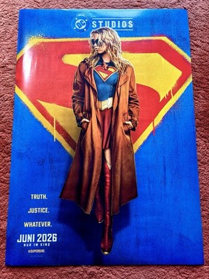 Supergirl Kinoplakat Poster A1, Jason Mamoa, Milly Alcock
