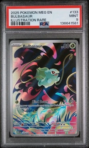 Bulbasaur 133/132 IR - Pokémon Mega Evolution PSA 9 Mint