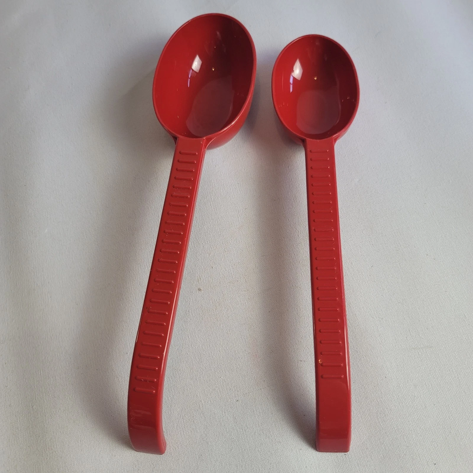 WW Weight Watchers Measuring Serving Spoons 1 Cup & 1/2 Portion Control Red USA
