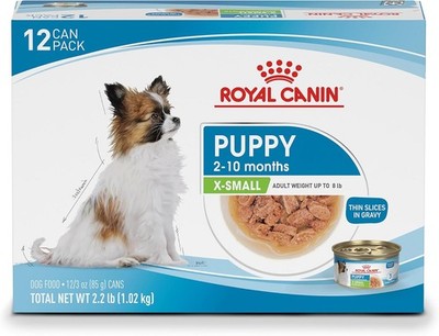 Royal Canin X Small Puppy Thin Slices in Gravy 3oz 12