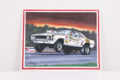 Signed 1996 ''Strange King II'' Camaro Art Print 494/500 Bill ''Grumpy'' Jenkins ERA