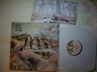 Bo Hansson - Lord of the Rings LP Charisma Rec. UK - 1972 + Poster vg+ /vg+