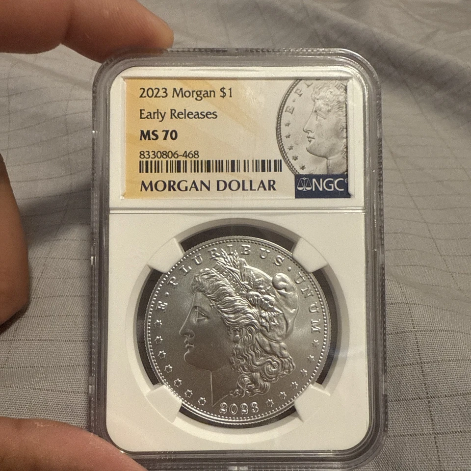 2023-P Morgan Silver Dollar Coin NGC MS70 ER Gorgeous Coin! Perfect Condition - Image 3 of 4