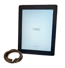 Apple iPad 3rd Gen. 16GB, Wi-Fi, 9.7in - Black - Tested  Working