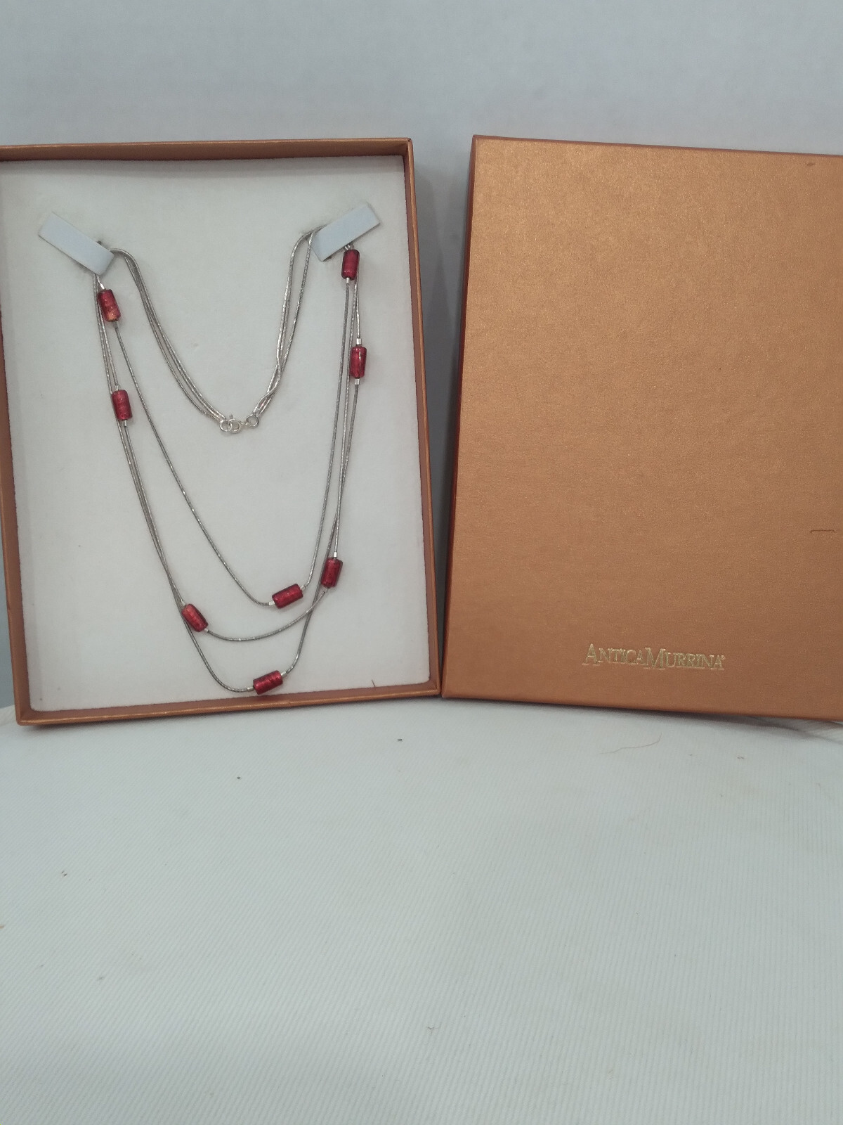 Antics Mirrina multi layer Sterling Silver Neckla… - image 2