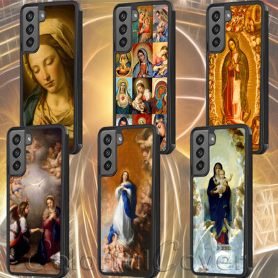 Blessed Virgin Mary Lucky Angel Cover for samsung S21/S22/S23 Ultra phone Case