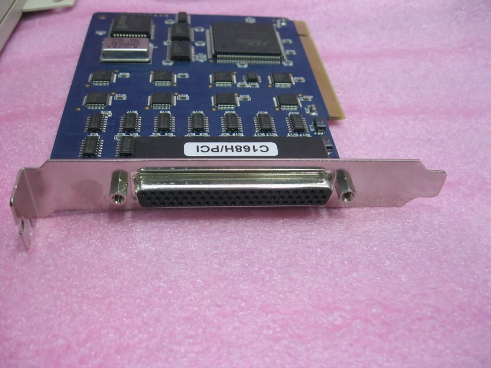 MOXA C168H/PCI Series 8port RS-232 PCI Board w/8 Port Panel OPT 8B & Cable B2602 - Image 2 of 4