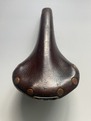 Vintage Brooks England Professional Men's Bicycle Saddle- Brown