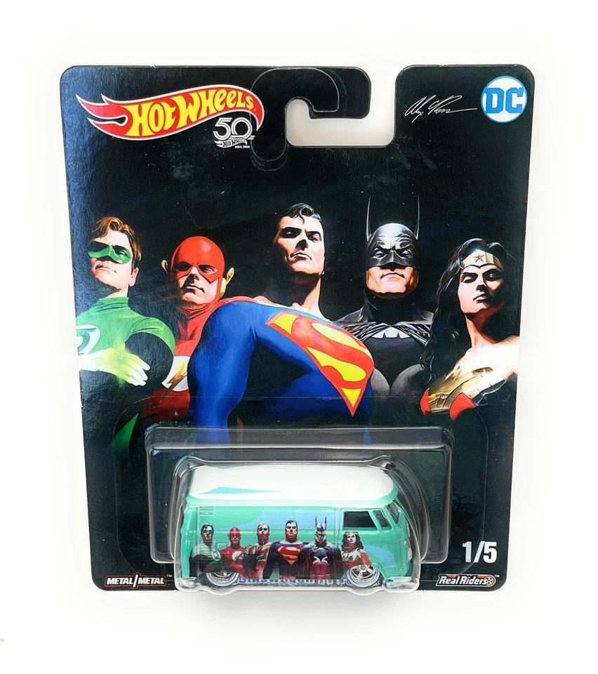 Hot Wheels Hot Wheels Pop Culture Alex Ross DC Heroes Series Diecast Model 956P - Image 2 of 4