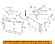 CHRYSLER OEM 15-22 Compass Cooling Radiator Components-Upper Mount 68202040AA