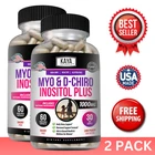 (2 pack) Myo & D-Chiro Inositol Plus 60ct, Women Hormone Support, Manage Stress
