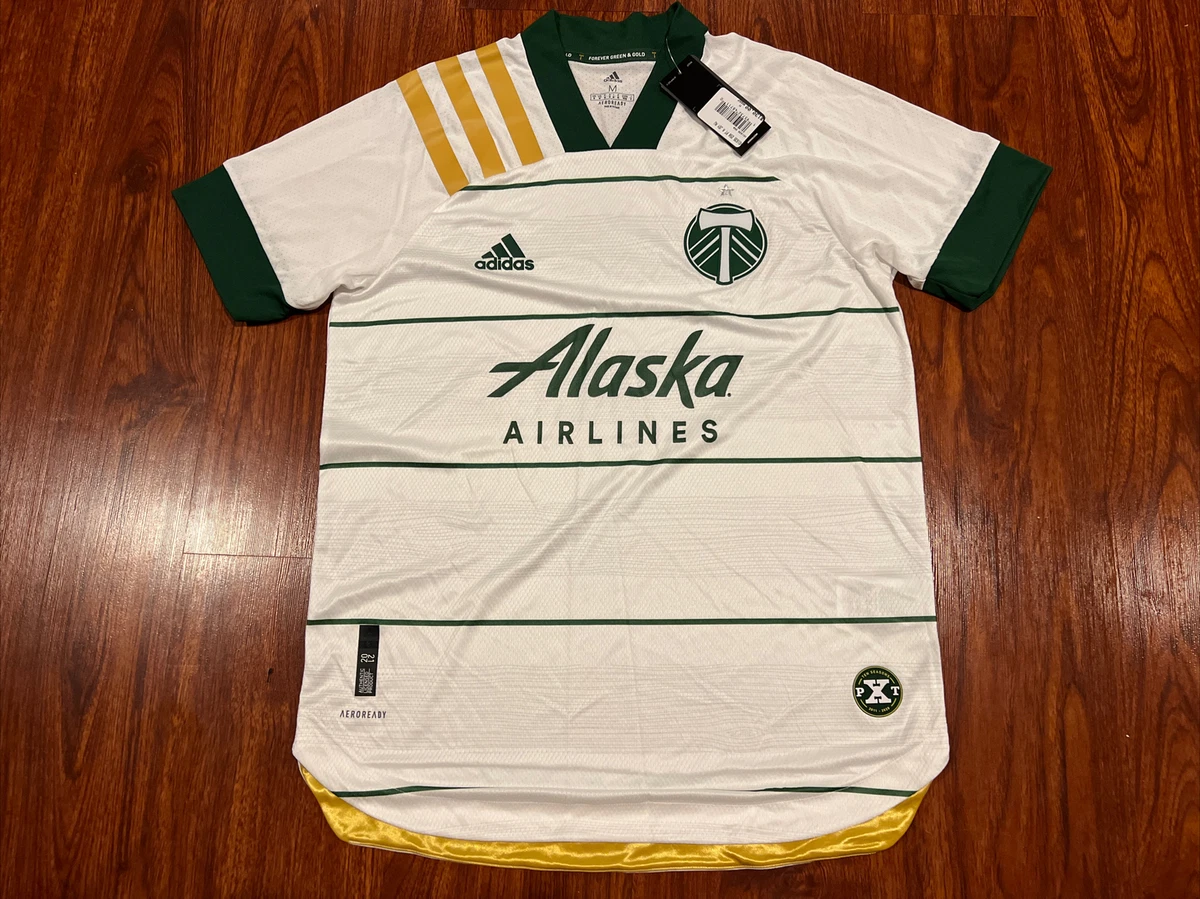 2020-21 Adidas Men's Portland Timbers Authentic Version Soccer Jersey  Medium M