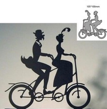 Couple Bicycles Metal Cutting Dies Scrapbooking Paper Card Embossing Stencils