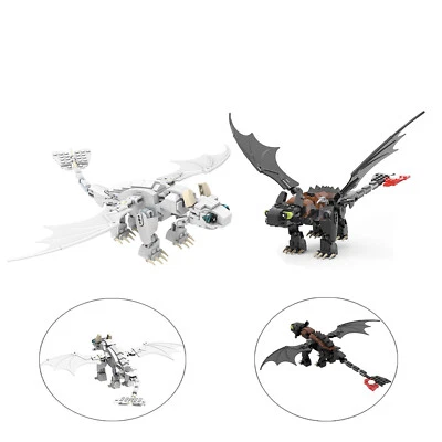 ZITIANYOUBUILD ZITIANYOUBUID 2-in-1 schwarzen Drachen und dem kleinen weißen Drachen 465 teile