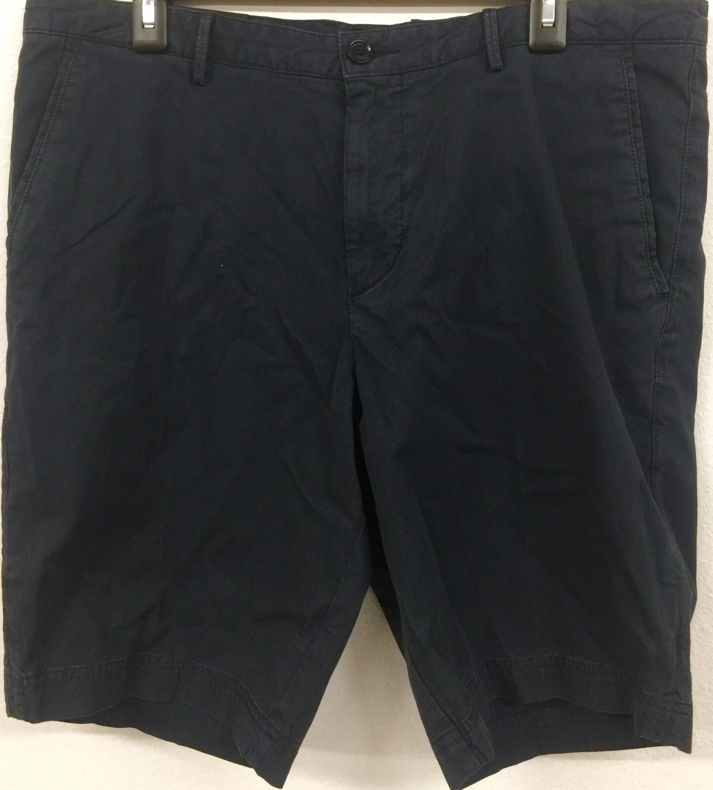 Hugo Boss Men's Dark Blue Cotton w/ Slant Pockets Shorts NWT $128 Choose Size