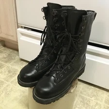 VINTAGE DANNER GORE TEX ALL LEATHER 600 INSULATE BOOTS USA MADE 8 GREAT COND 