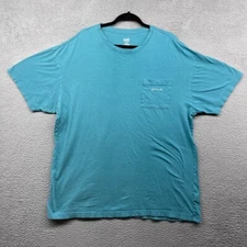 PINNK Victoria Secret Women Pocket T-Shirt Green Short Sleeve Crew Neck Size L