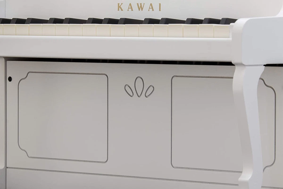 Piano vertical KAWAI blanco