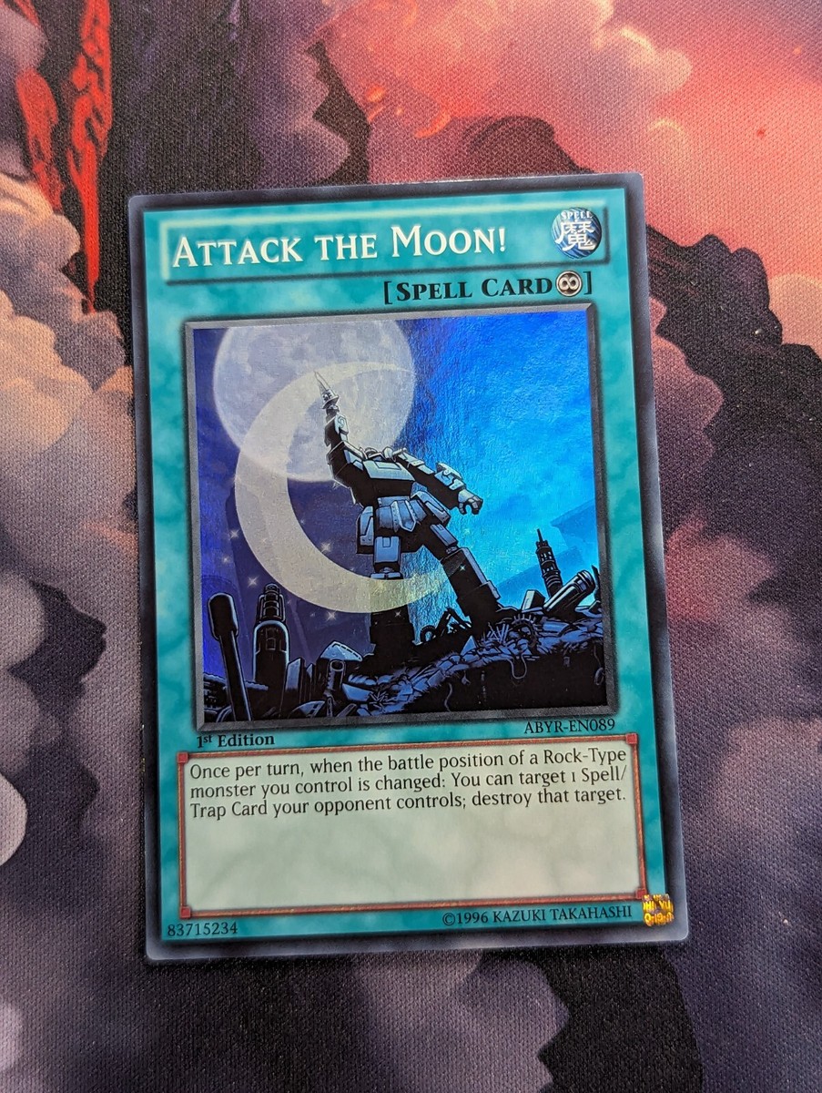 Yugioh Attack the Moon ABYR-EN089 Super Rare 1st Edition | eBay Australia