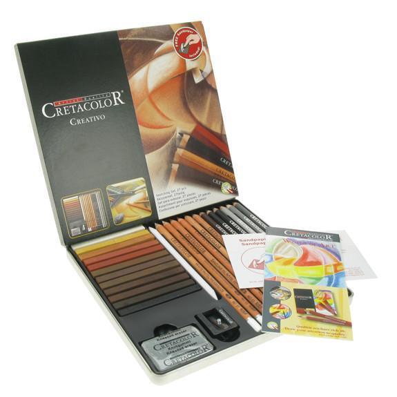 Cretacolor Creativo Drawing Set Of 27 For Sale Online Ebay